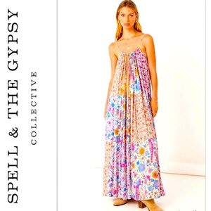 🆕✨ SPELL RENEW PATCHWORK STRAPPY MAXI 💟